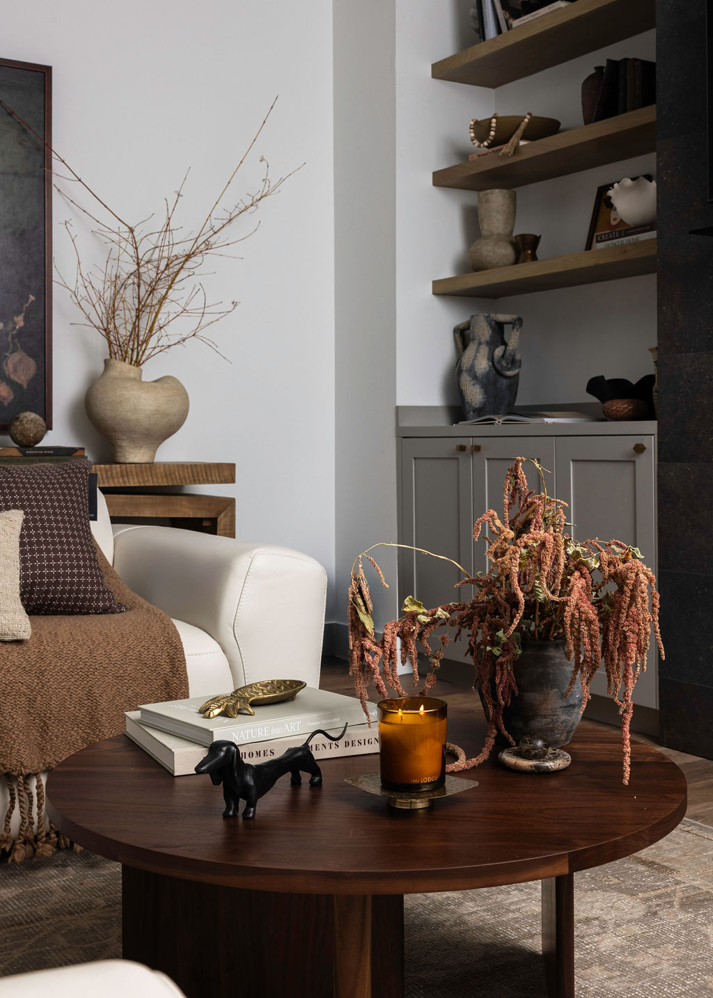 coffee table styling from Kenmore Treeside