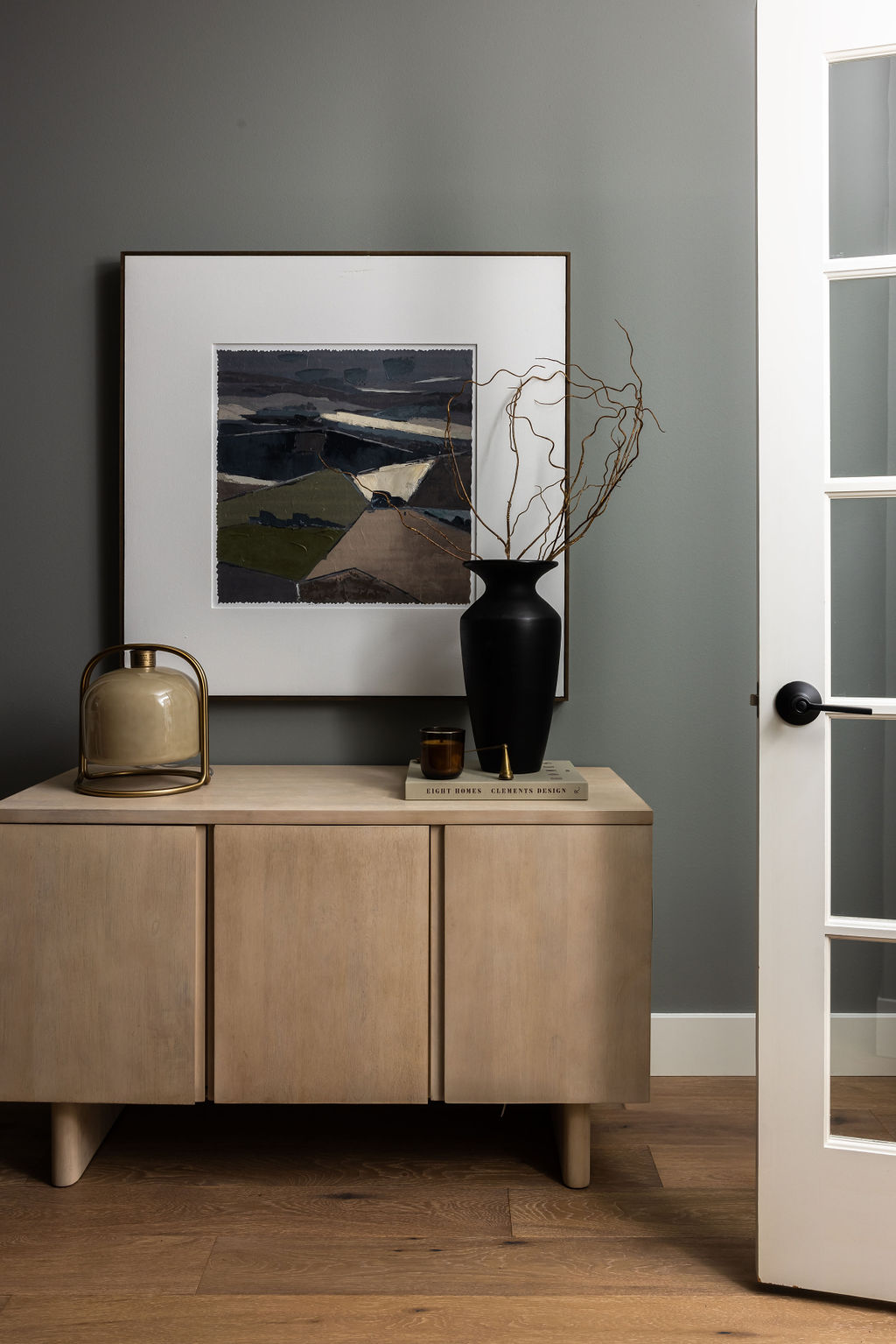 office console table styling from Kenmore Treeside