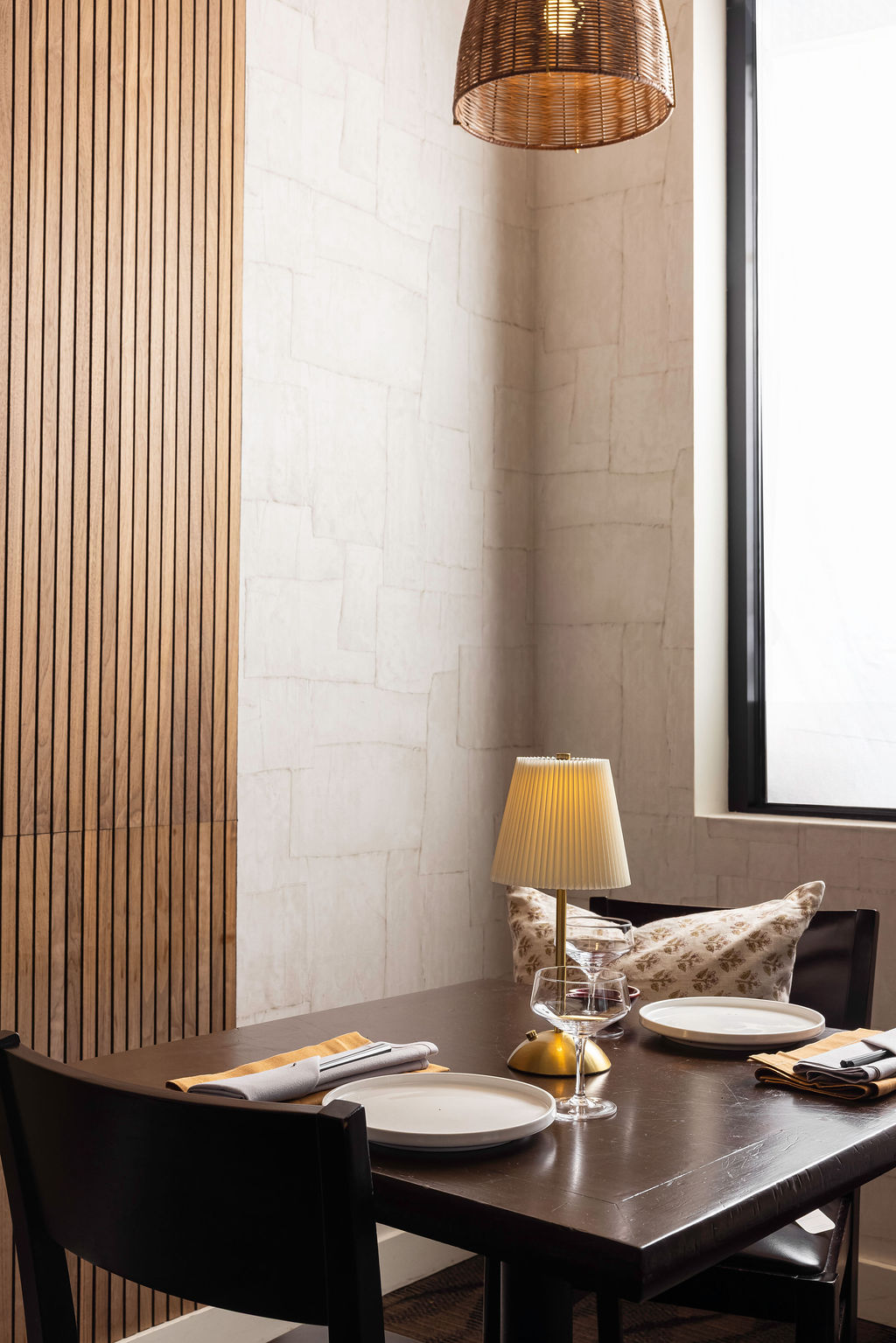 Thekoi Sushi & Sake Bar featuring wireless table lamp